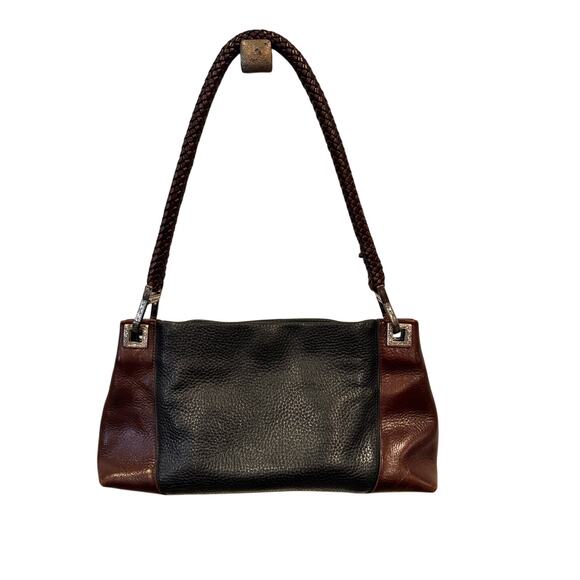 Vintage Brighton Charlotte Hand‎ Bag from the 90’s. Black with Brown - Picture 1 of 5